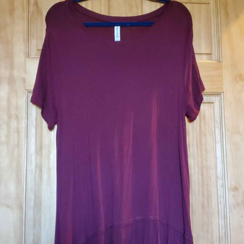 Burgundy Tunic